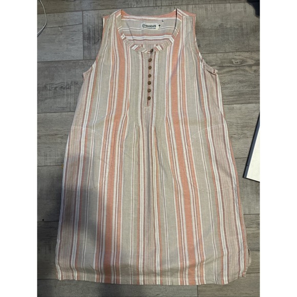 Aventura Dresses & Skirts - Aventura Women's Med Hemp Tencel Sleeveless Dress. Pockets